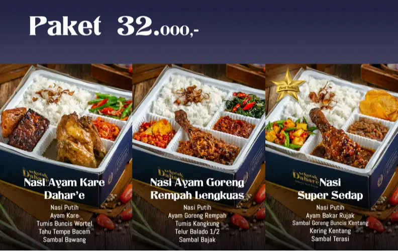Paket Nasi Kotak / Box Lezat untuk Rapat, Seminar, & Syukuran