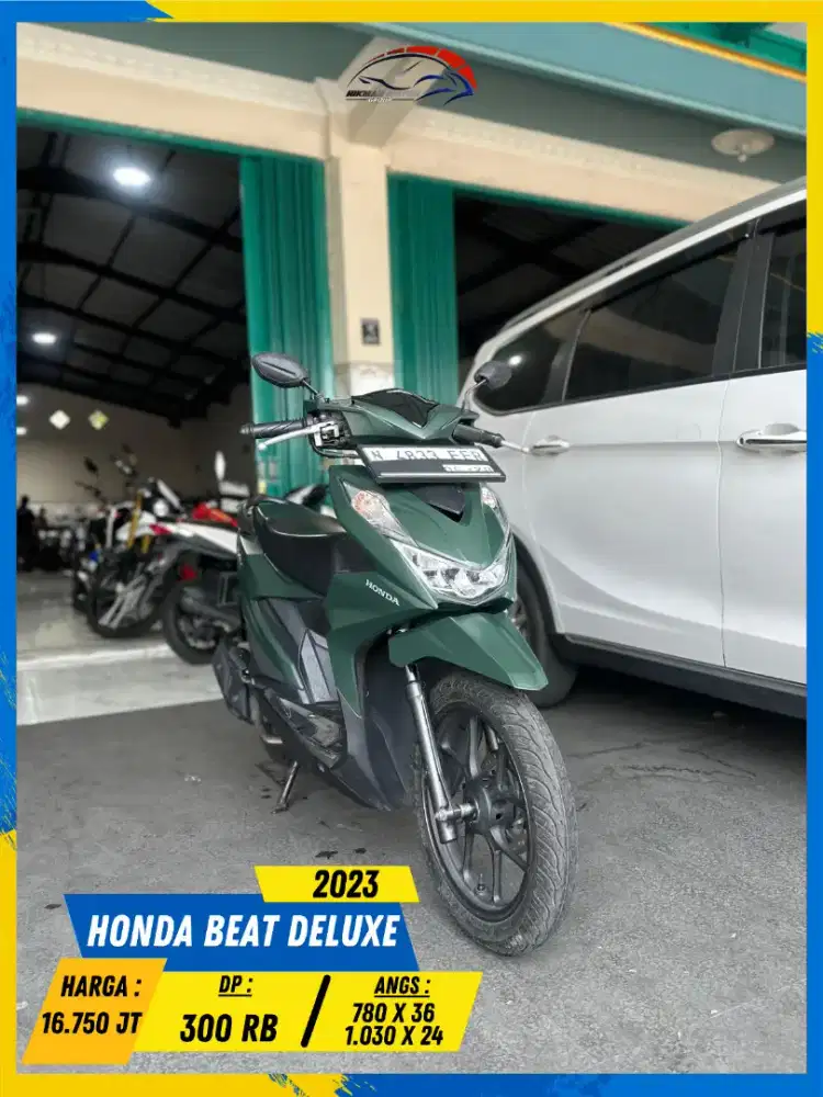 HONDA BEAT DELUXE 2023 MURAH CIAMIK MASZEEHH HIKMAH MOTOR KEPUH MALANG