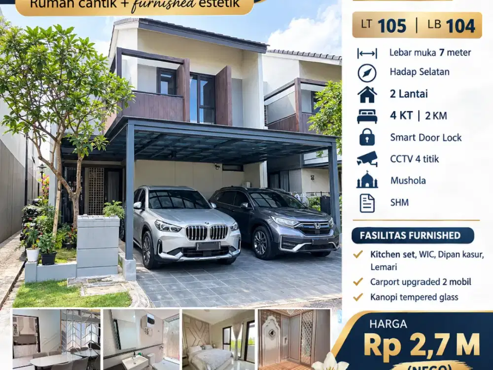 Dijual cepat rumah siap huni di Summarecon, Kota Bandung