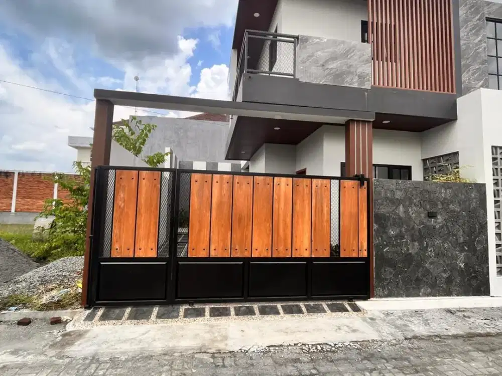 rumah baru cantik minimalis modern di Gito Gati jalan palagan Jogja