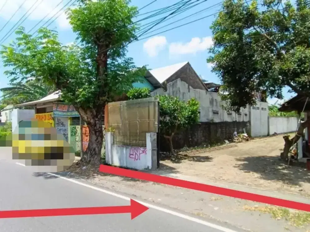 Tanah pekarangan strategis memangku ringroad selatan depan UAD pusat