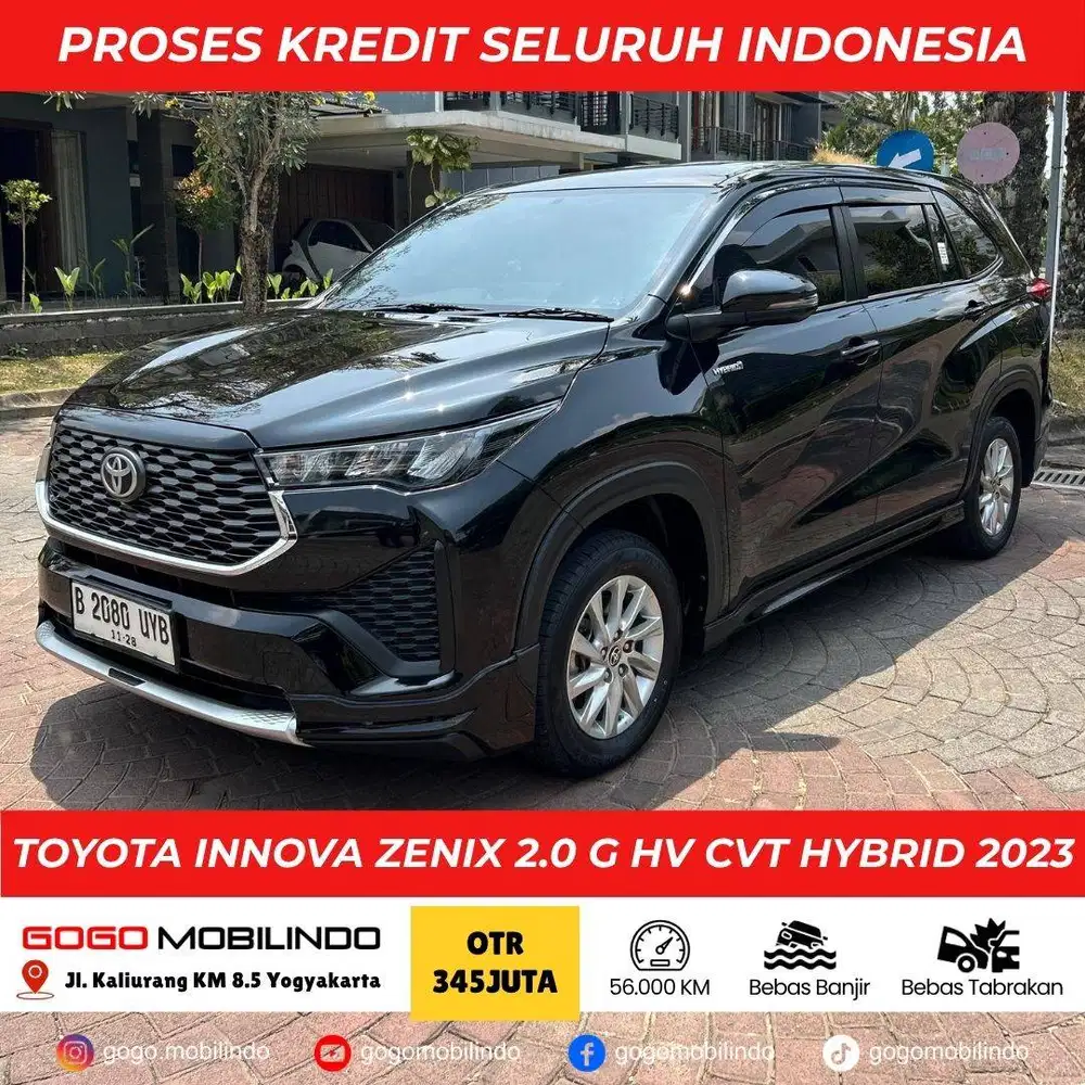 TOYOTA INNOVA ZENIX 2.0 G HV CVT HYBRID 2023 HITAM PEMAKAIAN 2024
