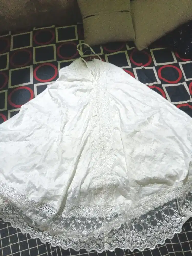 Mukena katun premium full renda