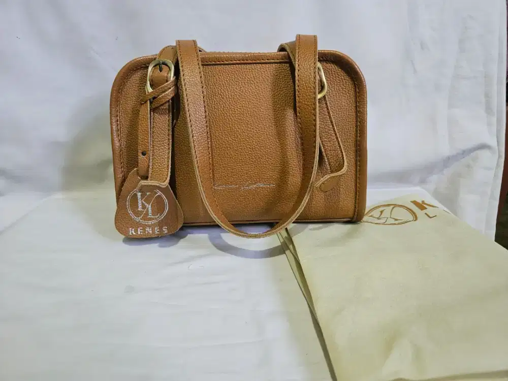 Kenes Leather Shoulder Bag Wanita Kulit Asli NORA
