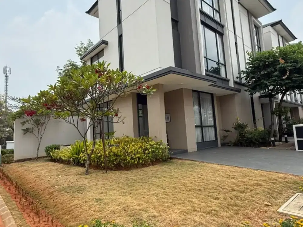 Dijual Rumah Hook 3 Lantai Cluster Asya Jakarta Garden City – Fully Furnished, Tinggal Bawa Koper!