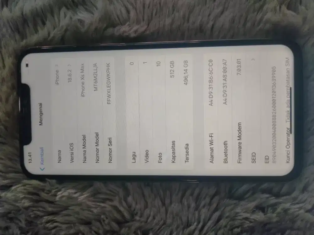 IPHONE XS MAX - 512GB - INTER