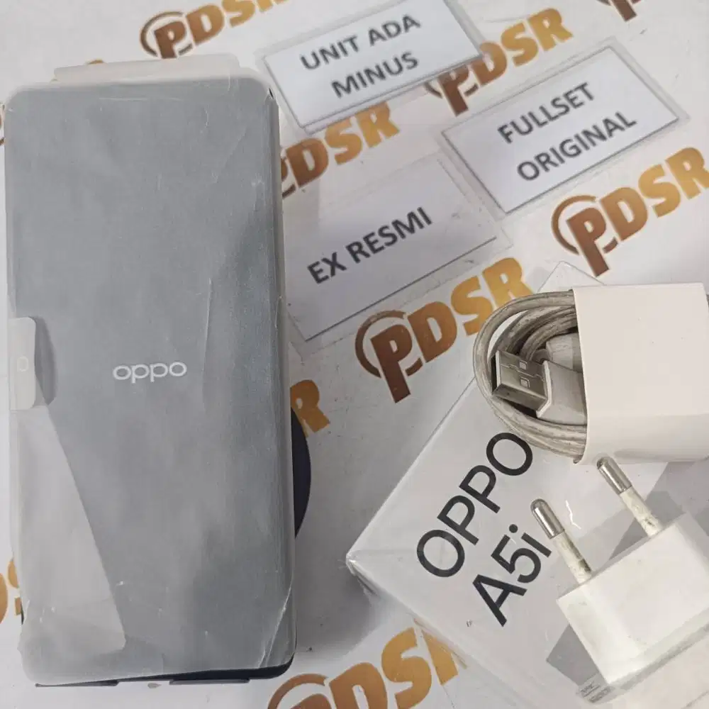 OPPO A5i FULLSET ORIGINAL 4/128GB RED EX RESMI (Minus Tombol Power)