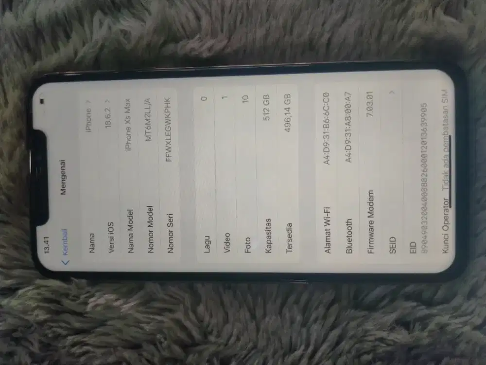 IPHONE XS MAX + 512 GB + INTER