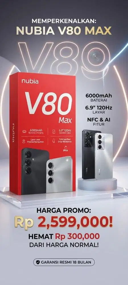 NUBIA V80MAX 6+6/128GB