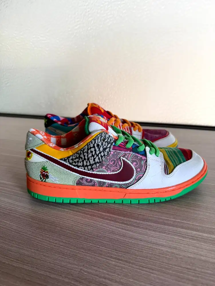 Sepatu Nike SB Dunk Low Pro, Multi-Color Patchwork - Size 30 Cm