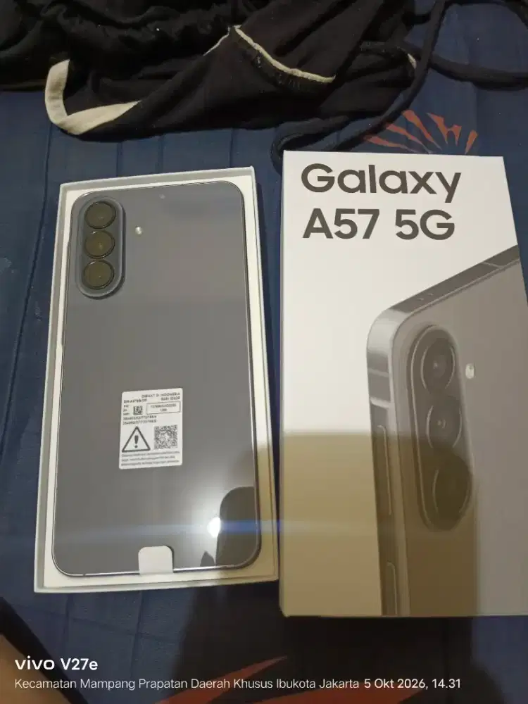 Jual samsung galaxy A57 5G fullset ram 8/256