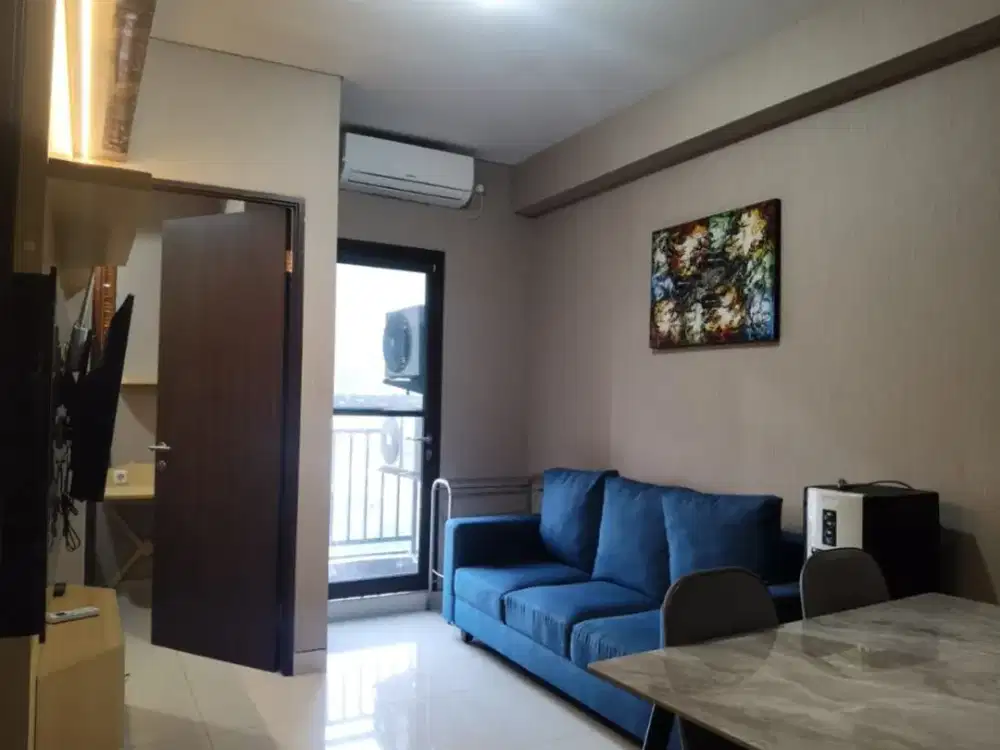 Jual Cepat Transpark Cibubur 2BR Siap Huni Full Furnished Lantai Rendah