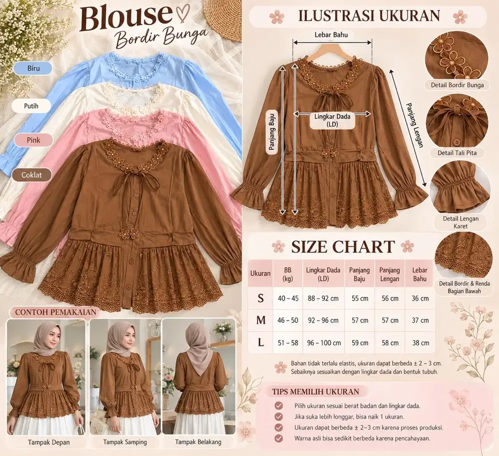 Blouse wanita cantik