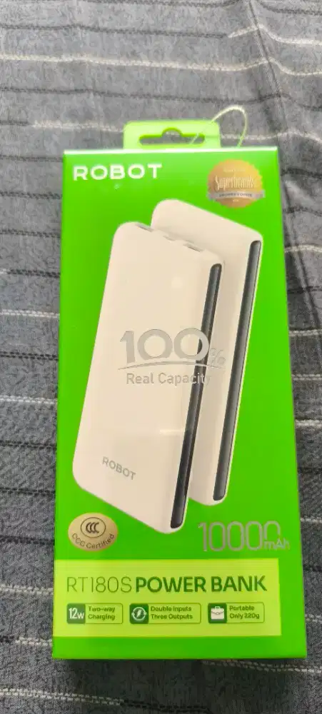 Power Bank Robot 10.000 mAh Original Masih Segel