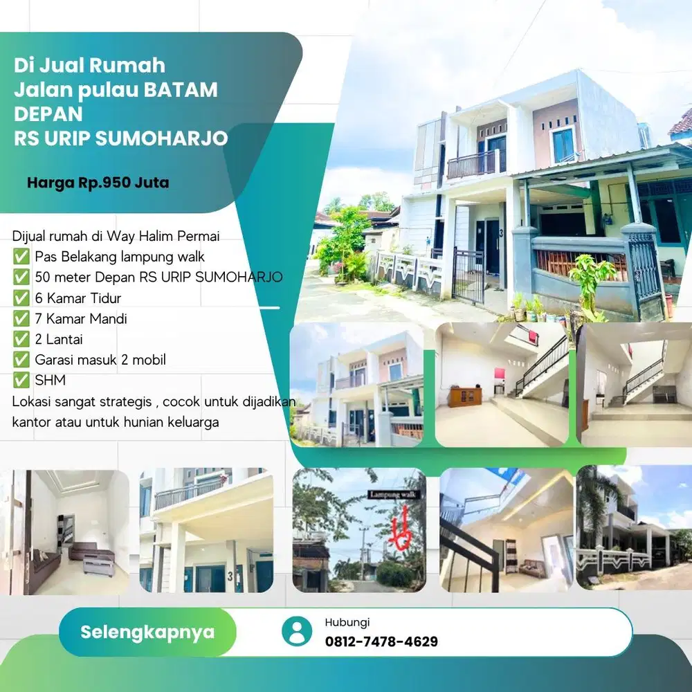 dijual Rumah Way Halim Permai