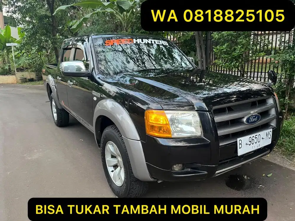 FORD RANGER DOBEL CABIN TDI XLT 2.5 TURBO DIESEL 4X4 MANUAL 2008
