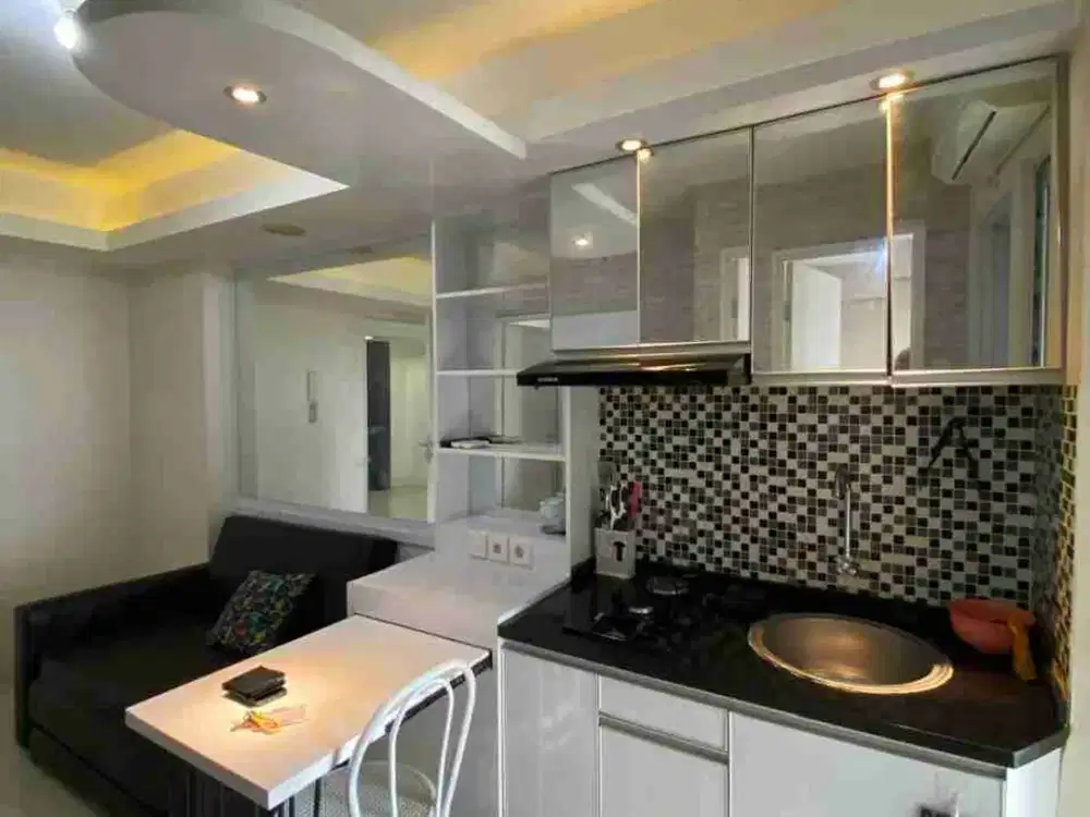 Apartemen bassura 2 br furnished lantai bawah