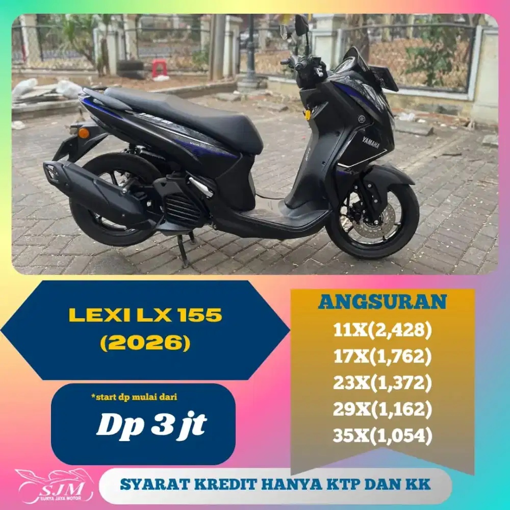 YAMAHA LEXI LX 155 2026 MESIN HALUS