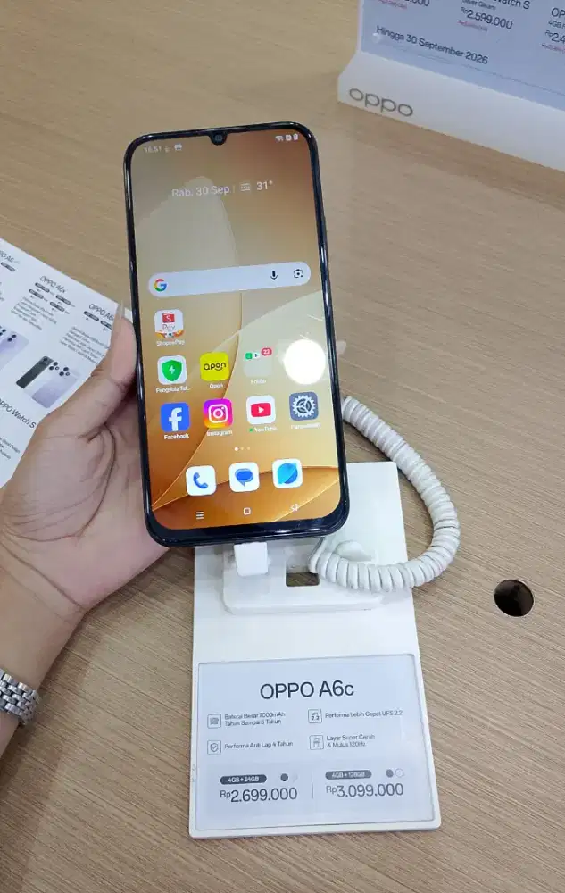 OPPO A6c 4GB + 128GB