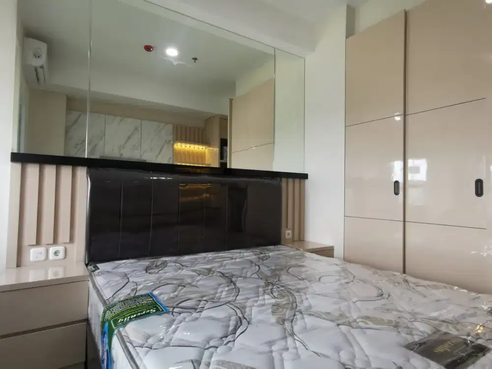 APARTMENT BSD B RESIDENCE 1BR FULL FURNISHED LANTAI 20 HADAP AEON MALL – 550 JT