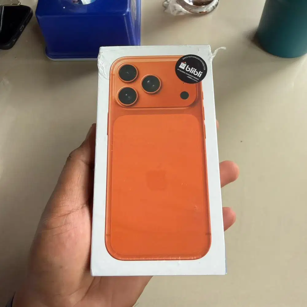 NEW SEGEL iPhone 17 Pro 256GB Cosmic Orange Garansi Resmi iBox 1 Tahun