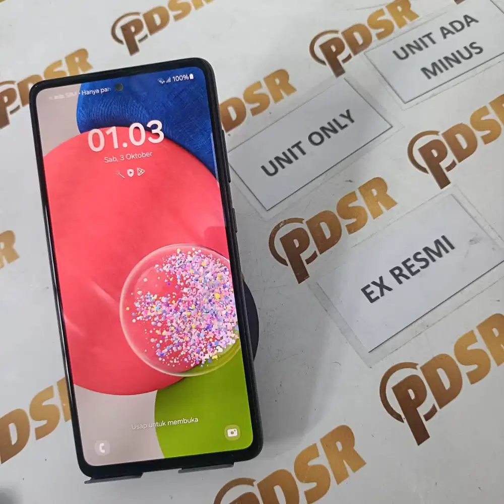 SAMSUNG A52S 5G UNIT ONLY 8/256GB BLACK EX RESMI SEIN