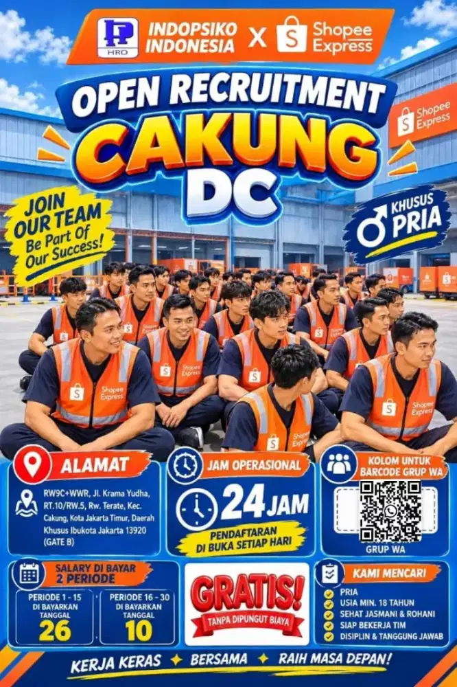 LOWONGAN PEKERJAAN GUDANG SHOPEE