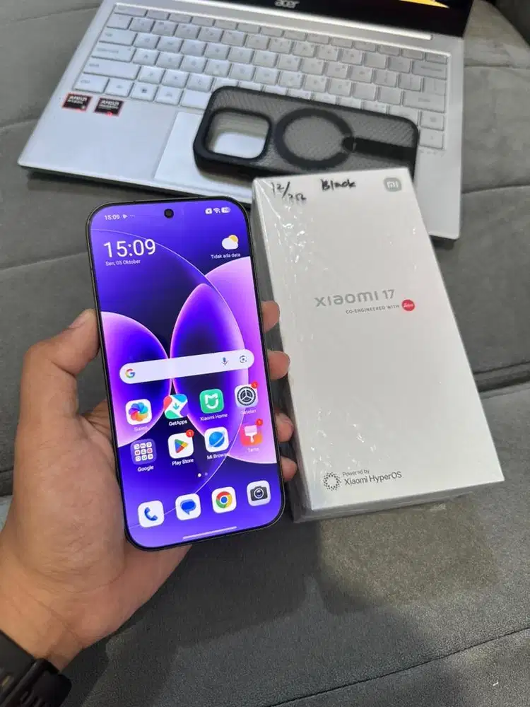 XIAOMI 17 RAM 12/256 GB FULLSET BARU 3 MINGGU PAKAI