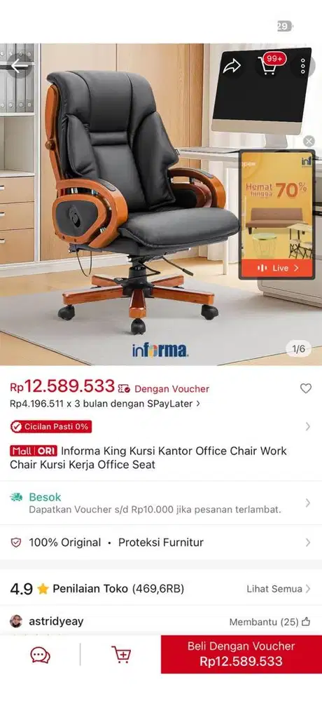 Dijual Kursi Informa