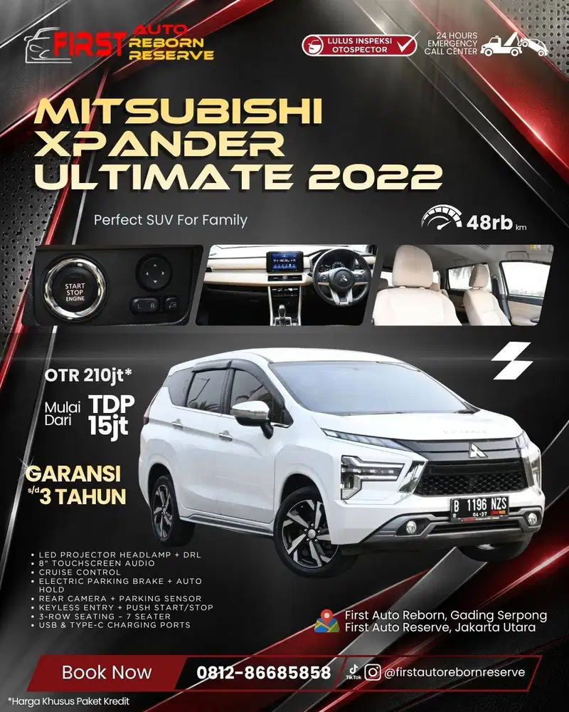 (TDP15jt) Mitsubishi Xpander Ultimate 2022