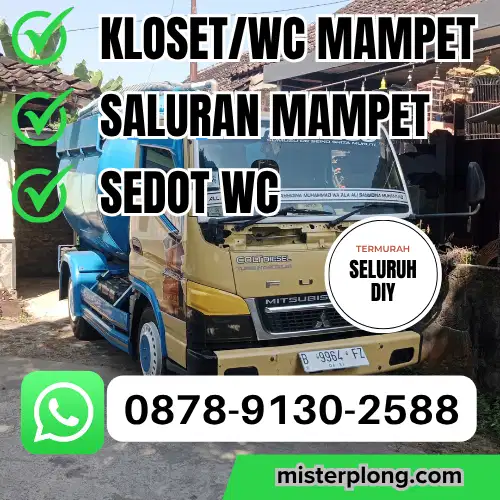 Jasa saluran mampet & sedot wc jogja