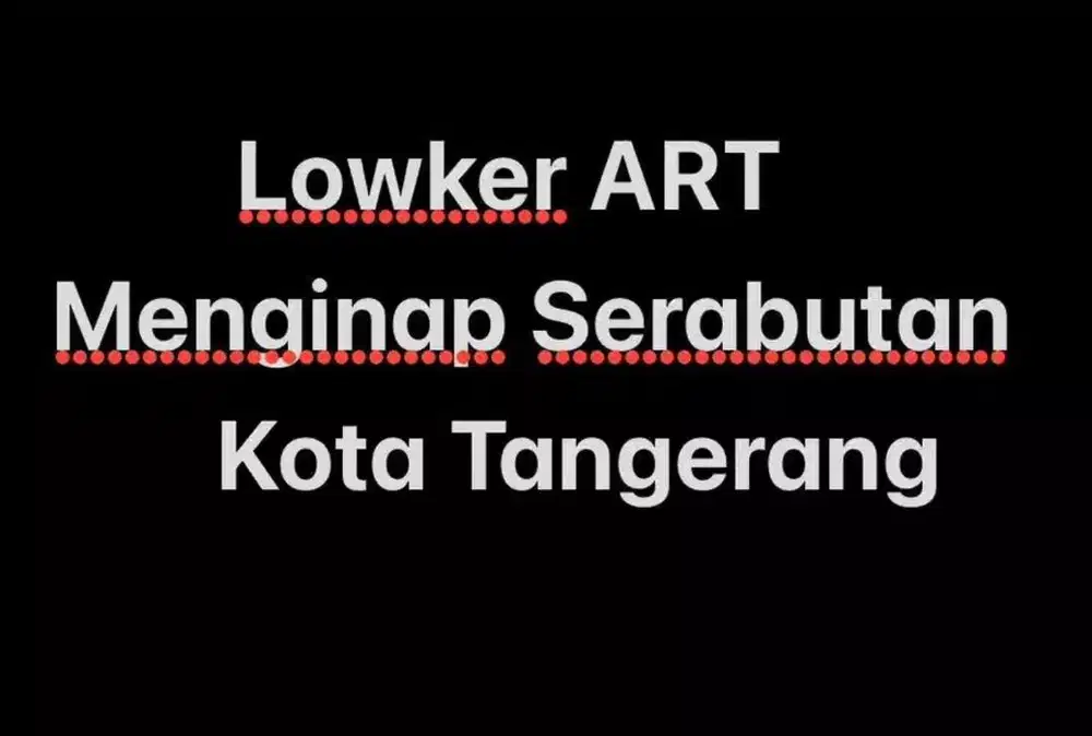 LowKer ART Menginap