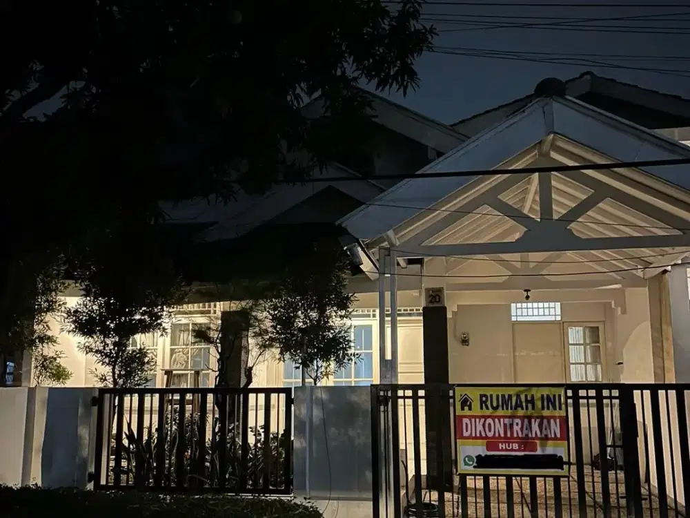 DISEWAKAN RUMAH BINTARO KASUARI SEK 9, DALAM CLUSTER STRATEGIS!