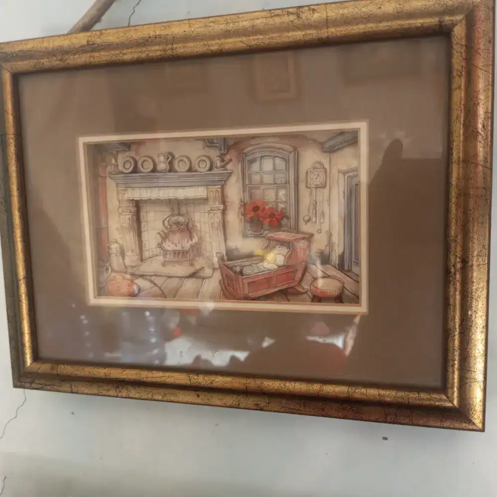 Lukisan paper tole 3d ANTON PIECK DLL