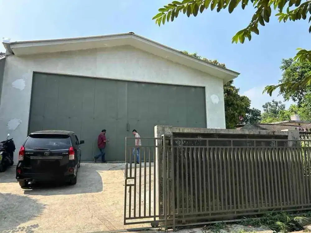 Disewakan Gudang/Gedung Serbaguna 500m2 Dekat Pintu Tol Pamulang-Ciputat