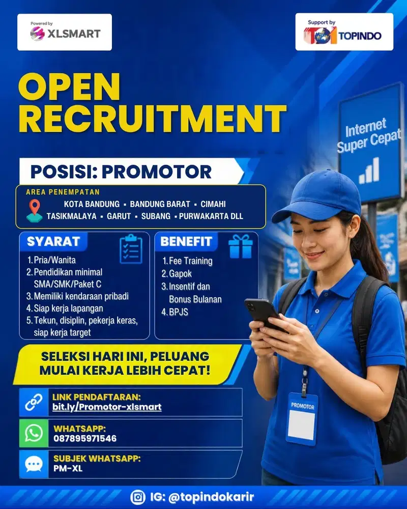 Sales / Promotor Kartu XL Prioritas