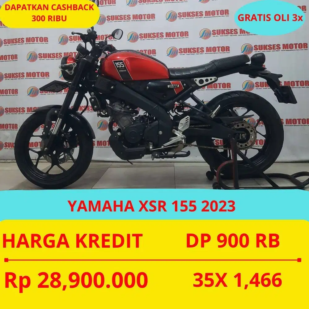 YAMAHA XSR 155 2023 DP MURAH 900 RIBU GUYSS