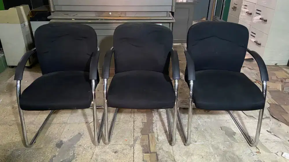 Kursi Hadap kaki staimless Kursi Kantor hadap bekas