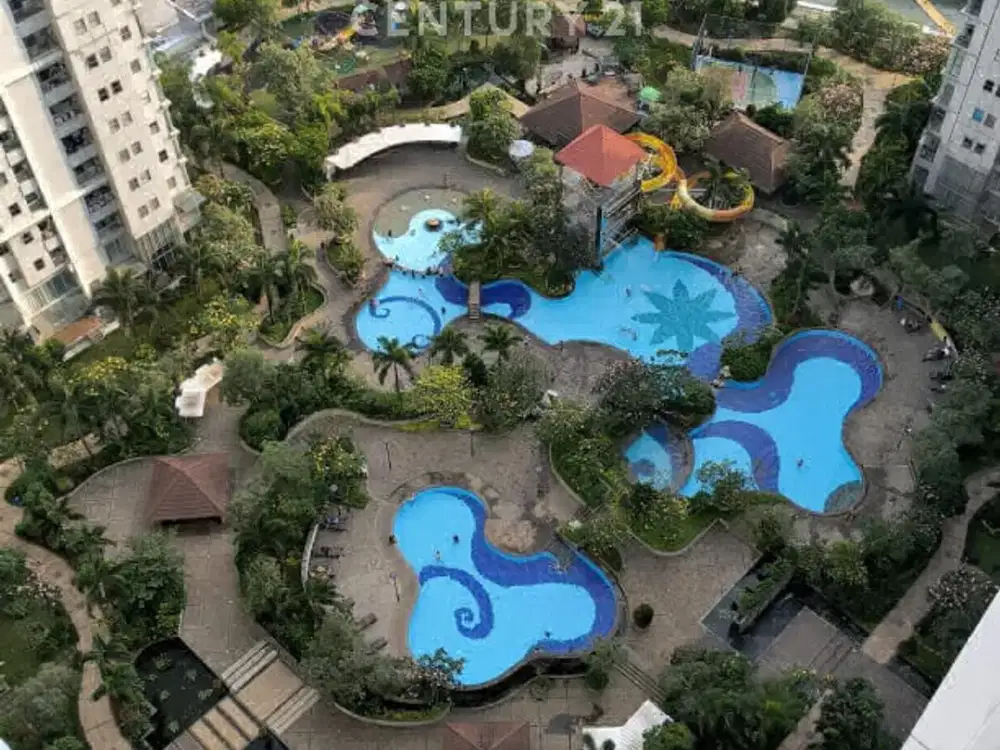 Apartemen Season City 2 BR Semi Furnished View S Pool