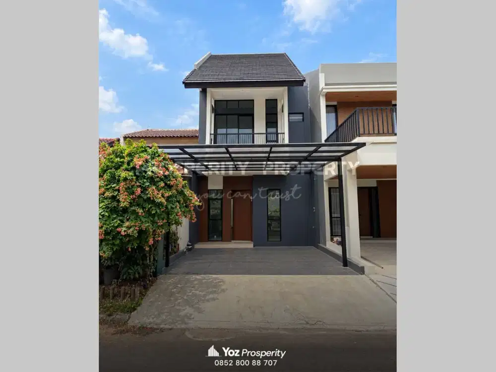 Rumah Modern Brand New High Ceiling di Cluster Sutera Gardenia Alam Sutera Tangerang Selatan