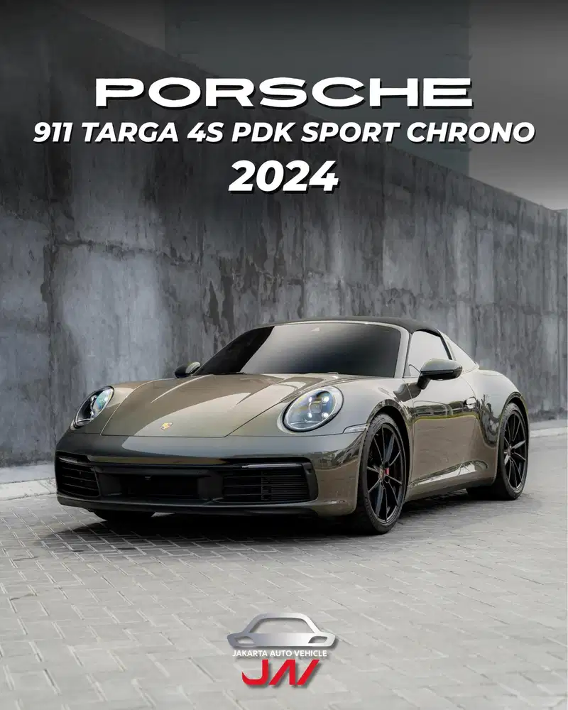PORSCHE 911 TARGA 4S PDK SPORT CHRONO 992.1 2024 / LOW ODO / LIKE NEW