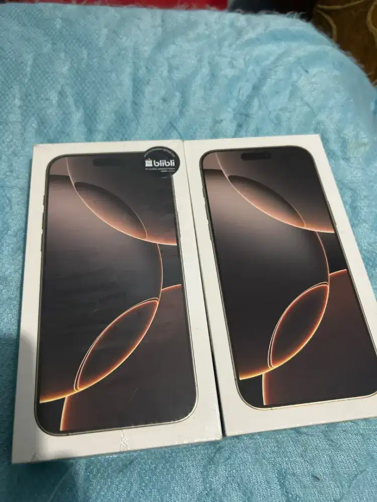 iPhone 16 Pro Max 512GB dessert Baru dan Segel Garansi 1 Tahun