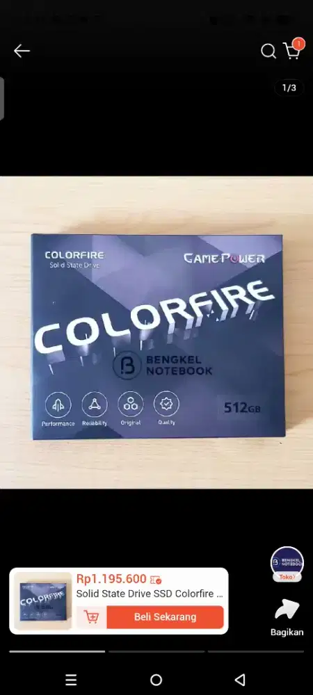 Ssd colorfire baru