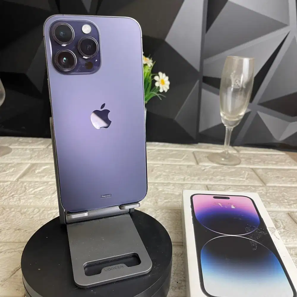 iphone 14 pro max 128gb ex ibox Fullset BH 100% ori bukan suntikan