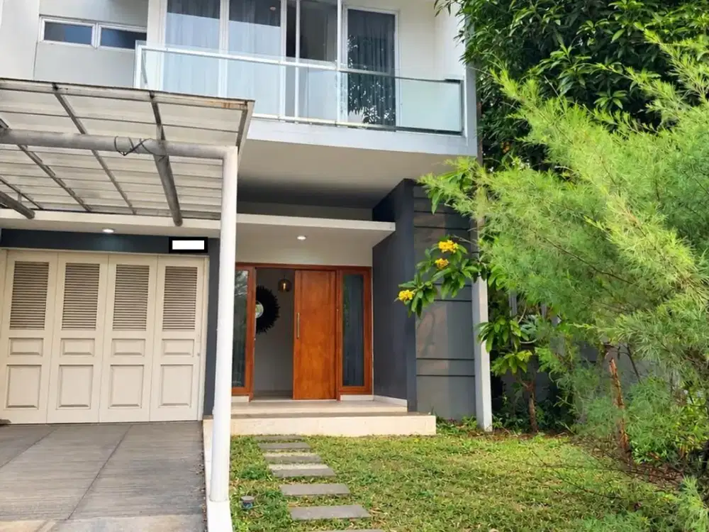 Rumah Bangunan Mandiri Hadap Barat Daya Harga Nego di Sutera Onyx