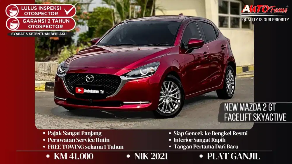 KM41RB  Mazda 2 GT Facelift Skyactive NIK 2021 Akhir Headup Display MZ