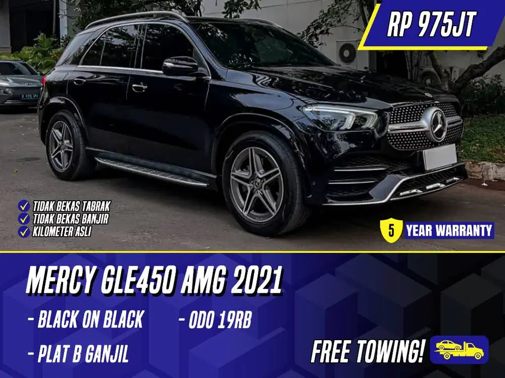 Mercedes Benz GLE450 AMG 2021 Black Hitam Mercy GLE 450