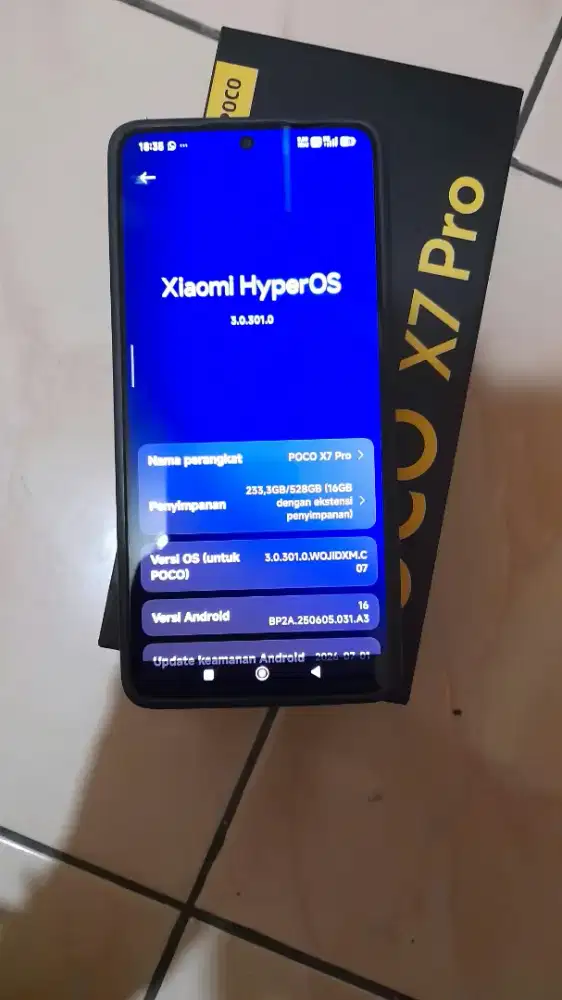 Poco X7 pro 5G 12+6GB/528GB second