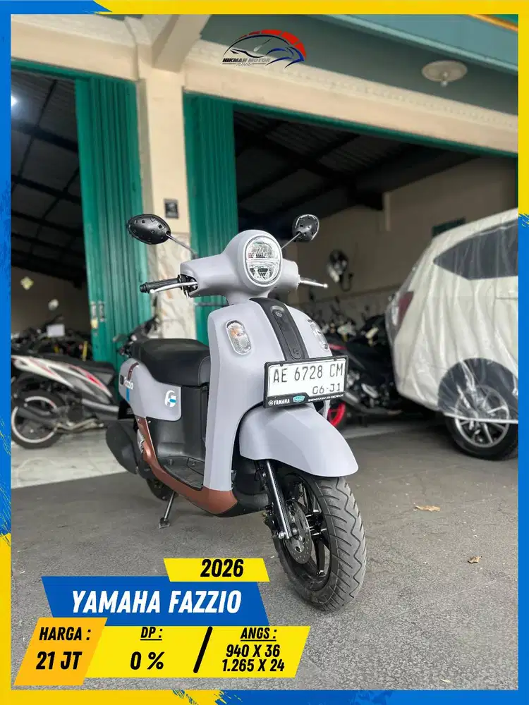 YAMAHA FAZZIO 2026 SIAP ANGKUT MASZEHH HIKMAH MOTOR KEPUH