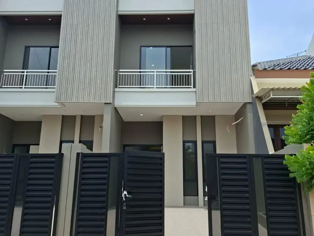 CA1290 DIJUAL RUMAH BARU CAKEP STRATEGIS SHM DI VILLA KALIJUDAN INDAH SURABAYA